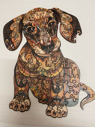 Dachshund Family Wooden Jigsaw Puzzle photo review