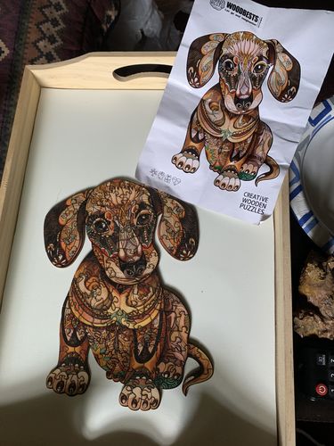 Dachshund Family Wooden Jigsaw Puzzle photo review